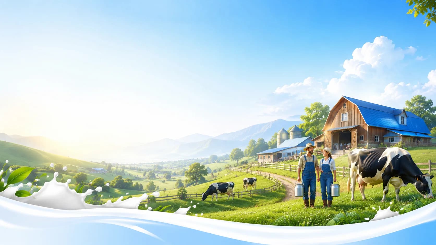 Indian Farmers standing in pasture
